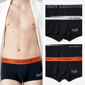 [Guy Laroche] 기라로쉬 남자팬티 드로즈 속옷 Black Collection 2종 세트 (색상 택2)